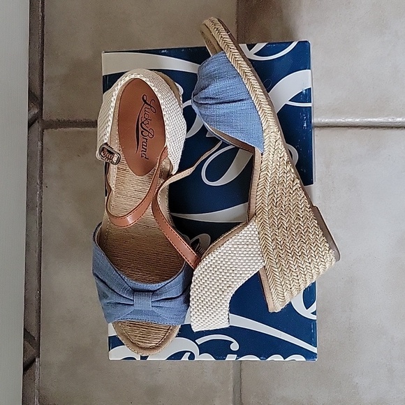 Chambray Lucky brand wedge - Picture 2 of 2